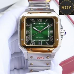 Cartier Santos Green dial Automatic Movement – 40mm
